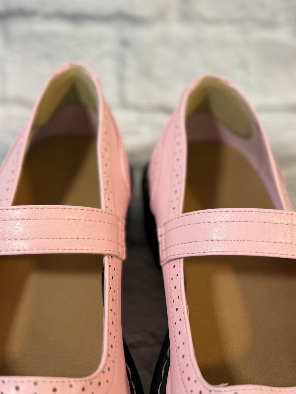 Torrid Baby Pink Chunky Buckle Mary Jane’s 11.5 WW - Picture 5 of 7